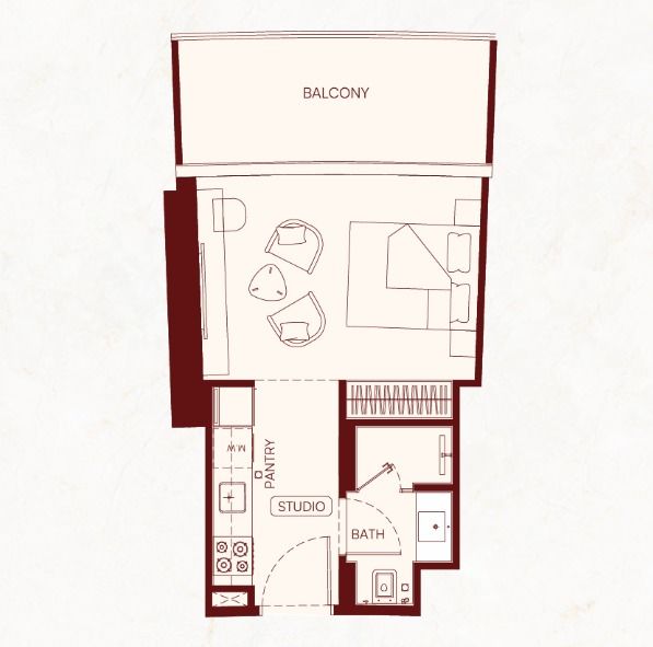 Studio floor plan