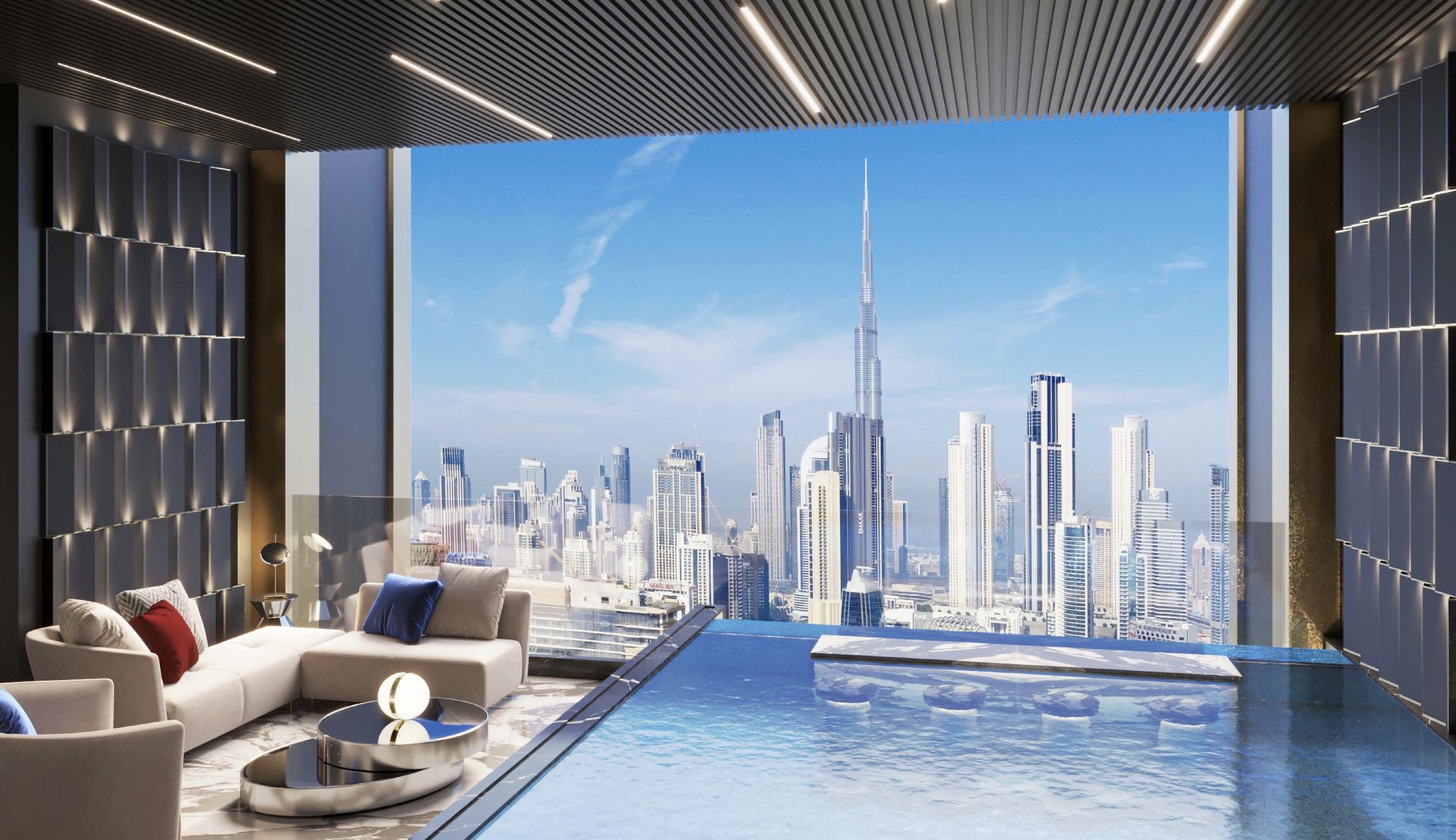Burj Binghatti luxury interiors and tower views