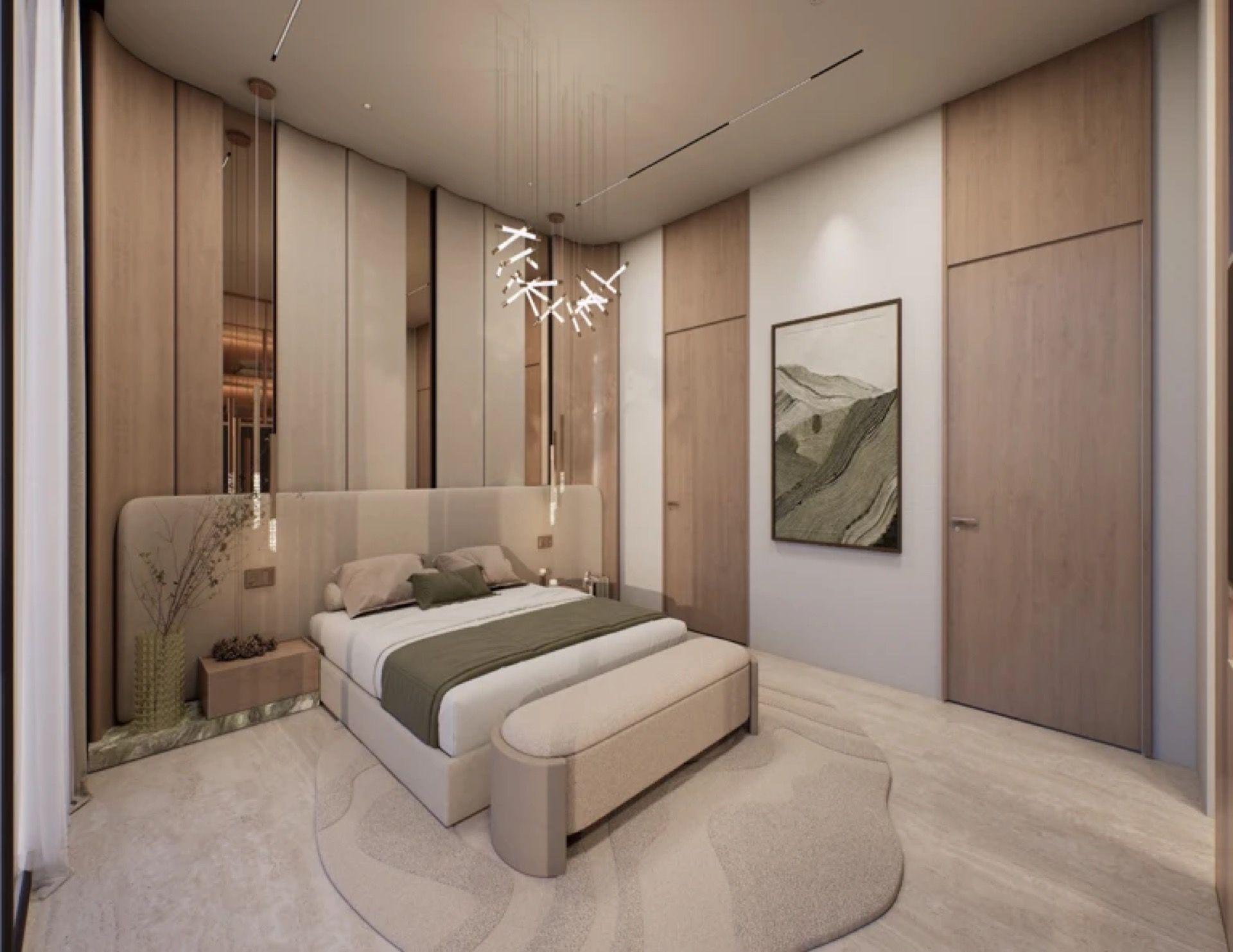 Greenz bedroom interior