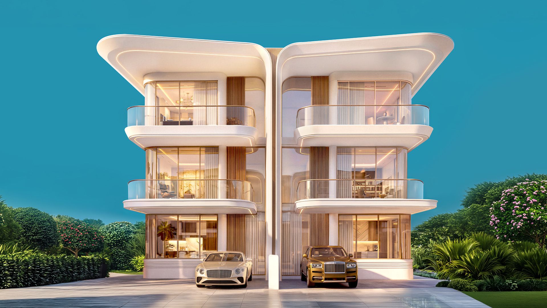 Greenz twin villa exterior