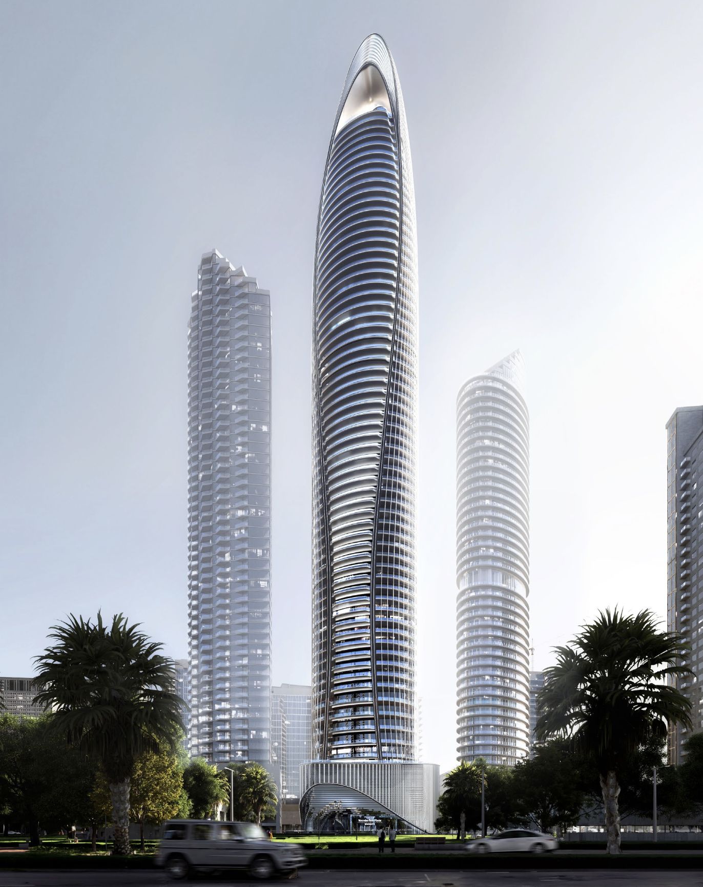 Mercedes-Benz Places — Daytime exterior