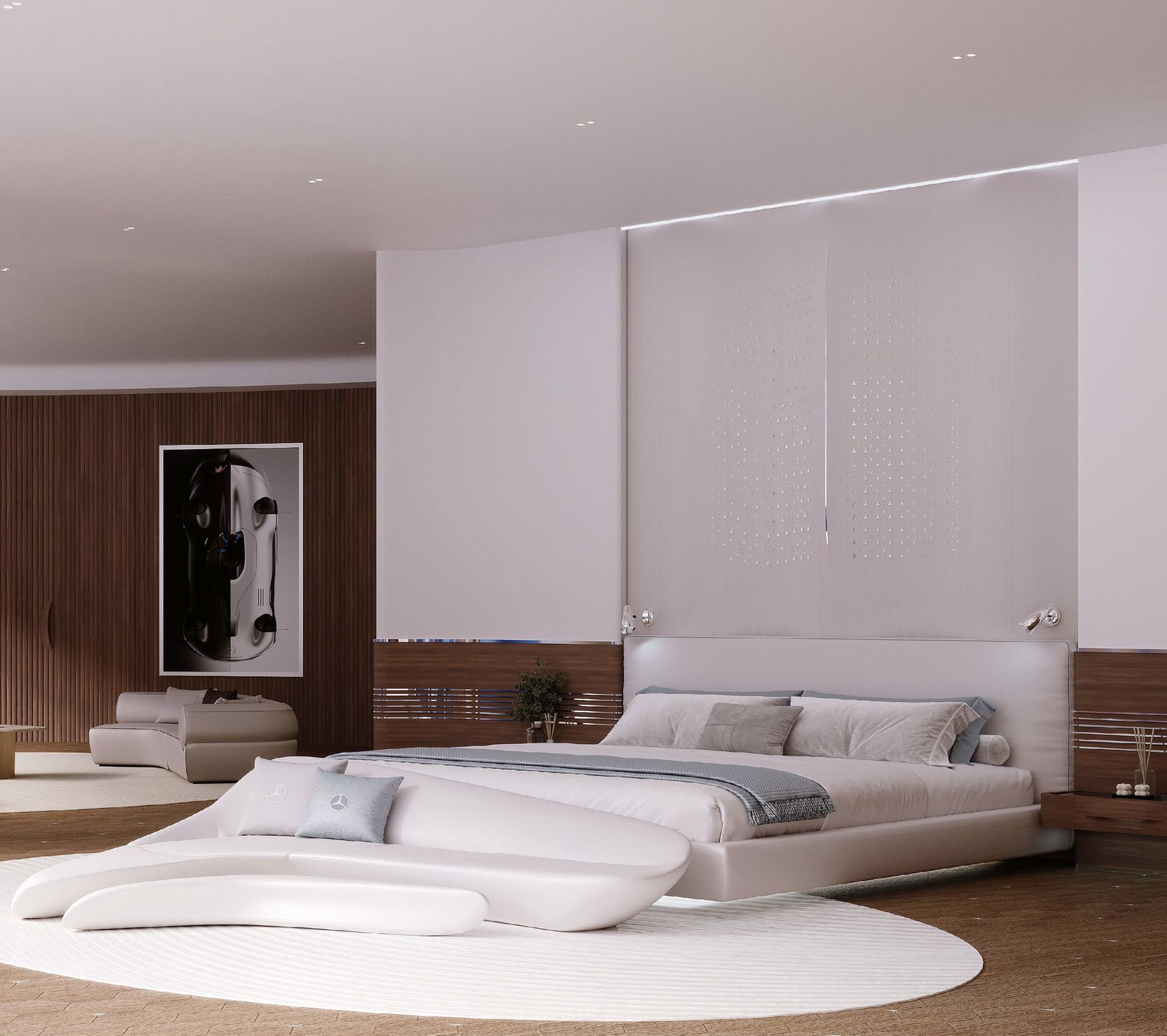 Mercedes-Benz Places — Master bedroom