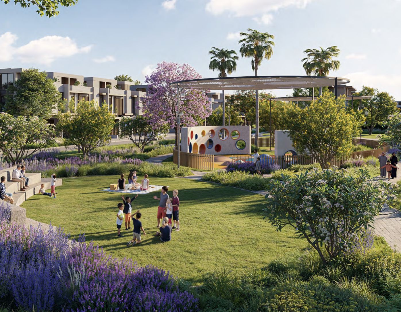 Nad Al Sheba Gardens kids play area and park