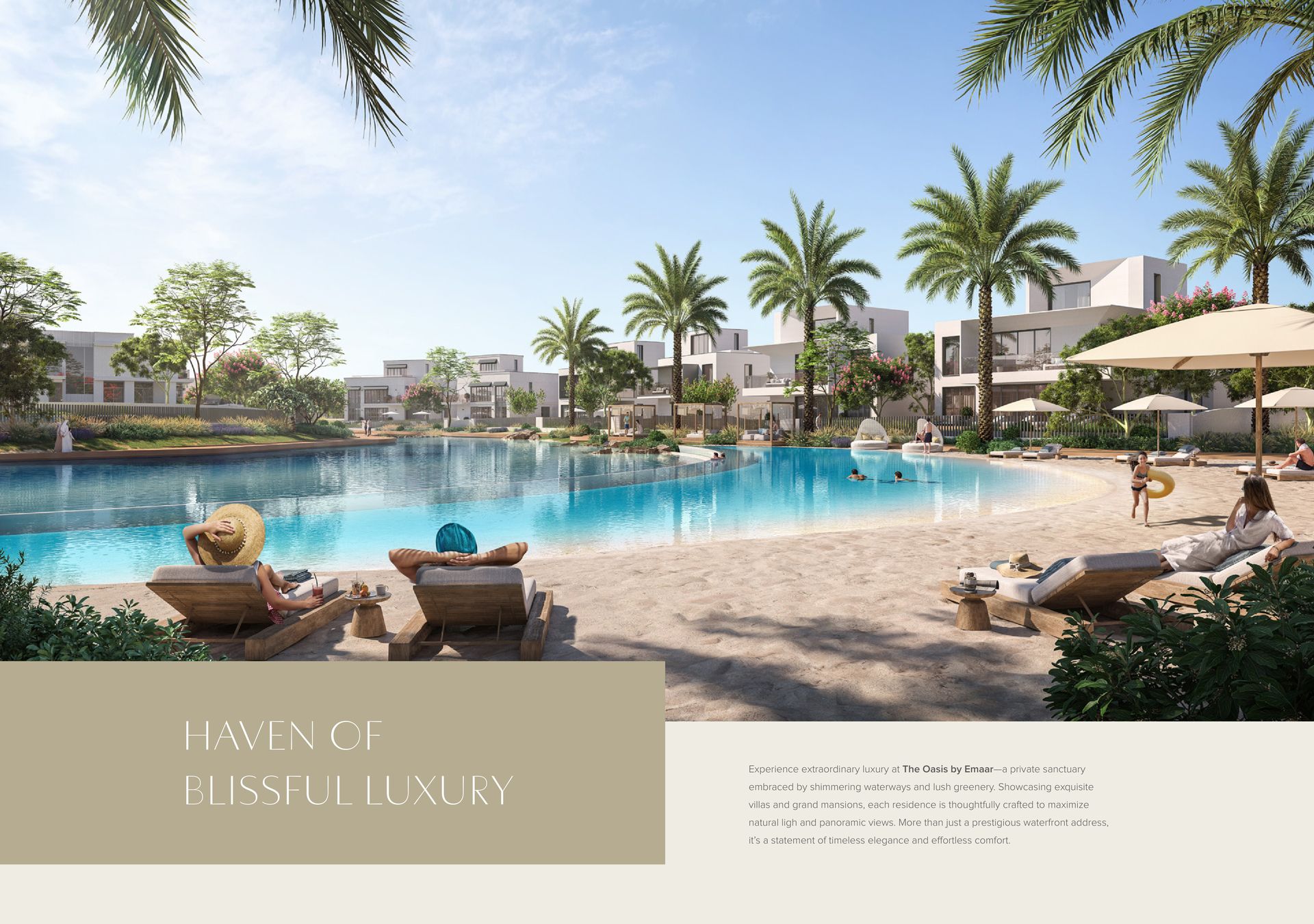 Palace Villas Ostra lagoon and community